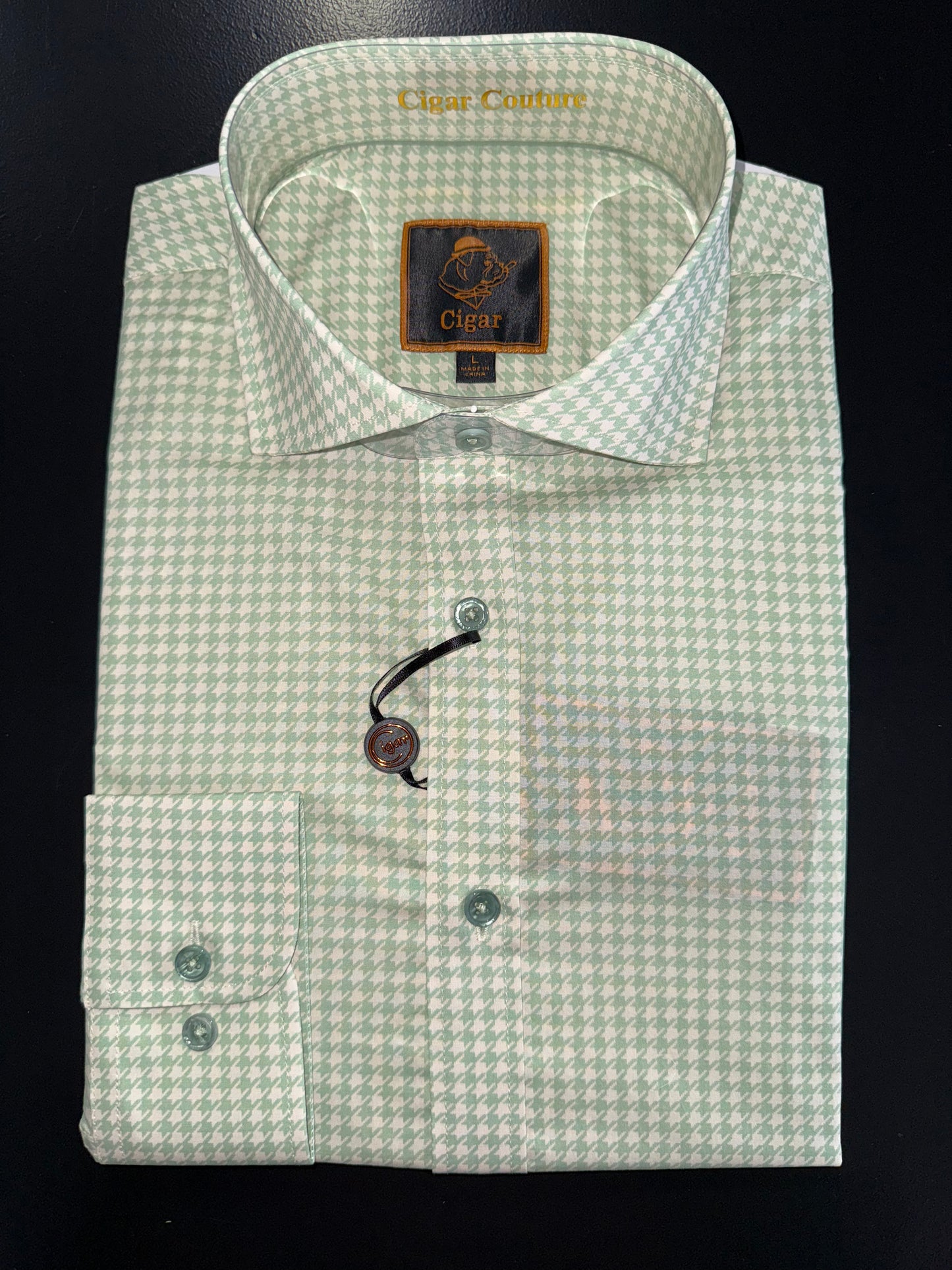 CIGAR SIGNATURE BRAND | M-1858 | BUTTON UP SHIRT