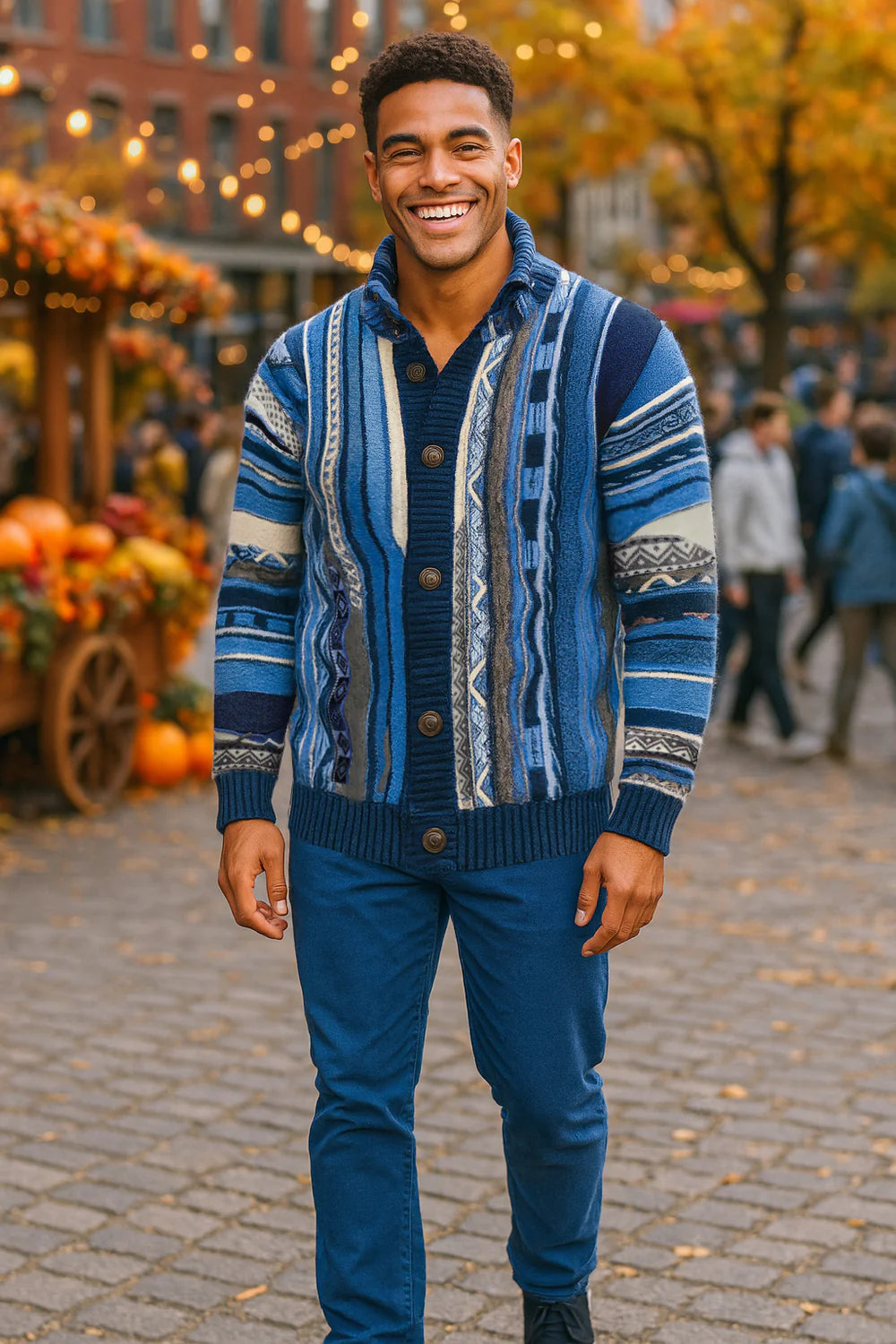 SILVERSILK | BUTTON DOWN SWEATER | 12014