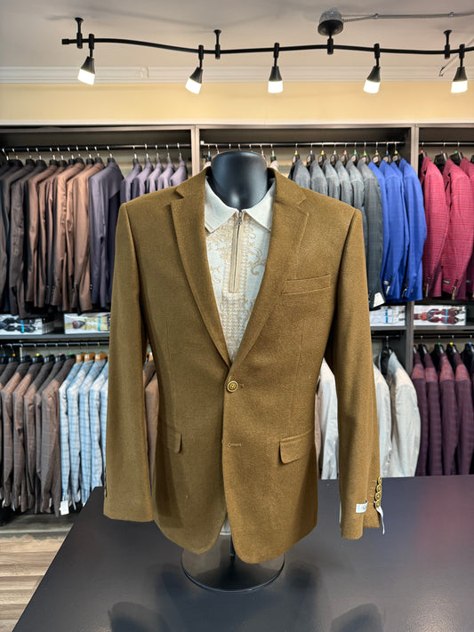 NEEDLE & STITCH | J-326 | 2B SOLID STRETCH BLAZER / SPORT COAT