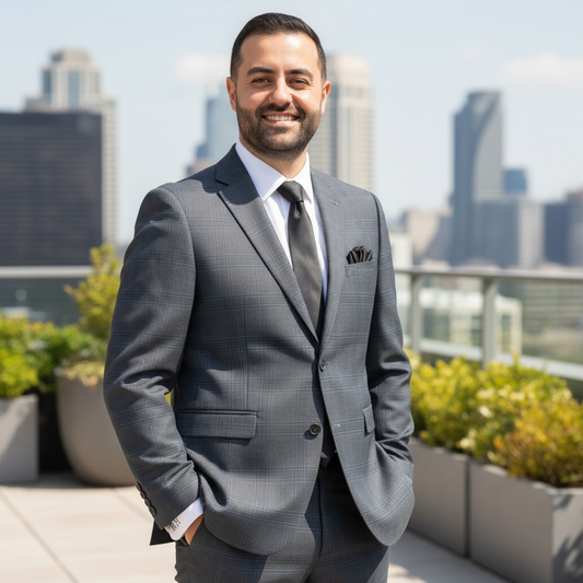 NEEDLE & STITCH | SKV-293 | 2PC PLAID SUIT