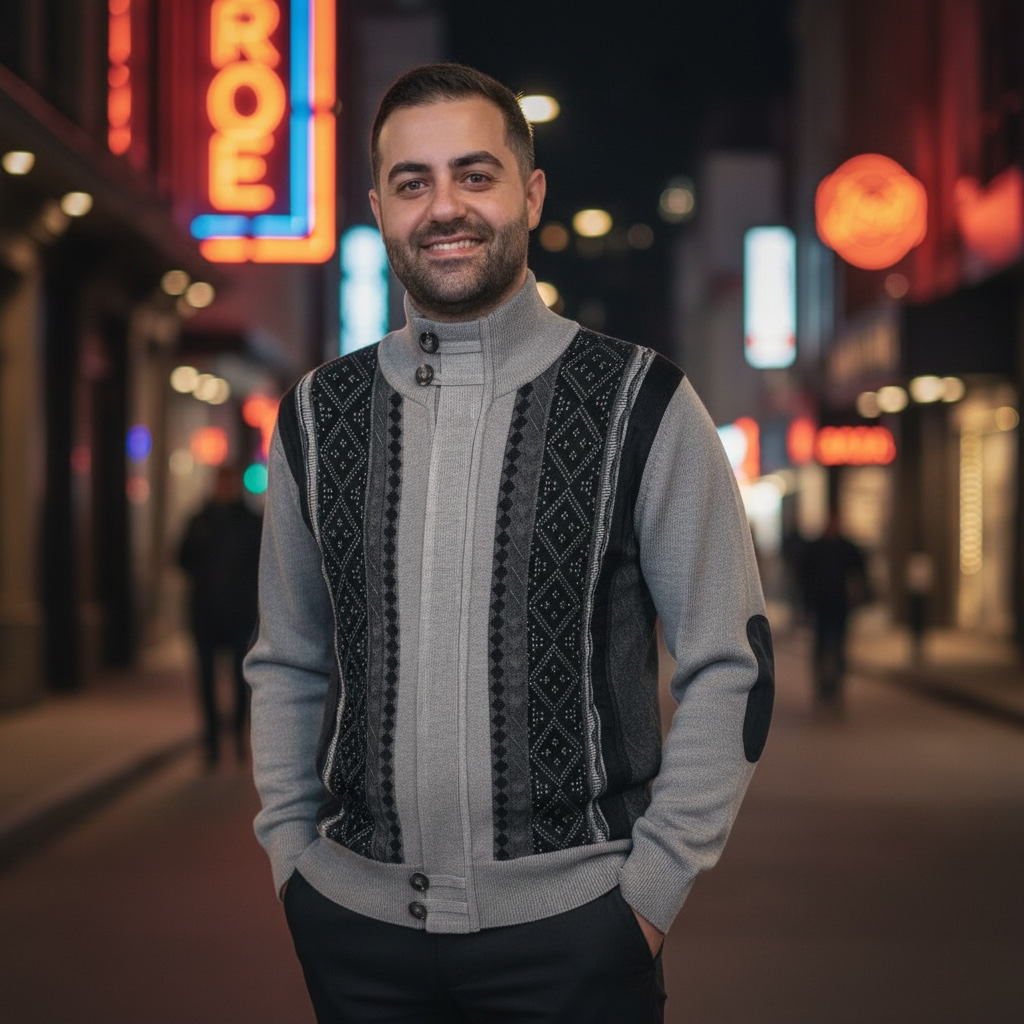 SILVERSILK | ZIP UP SWEATER | 11007