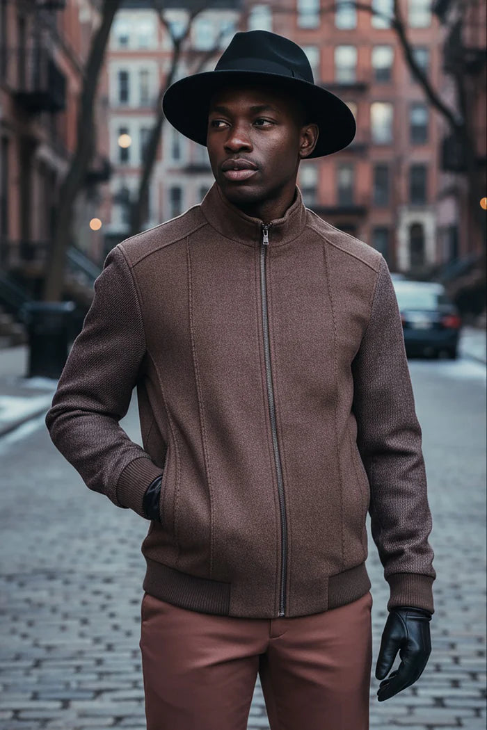 BARABAS | SUEDE BOMBER JACKET | 3BH84