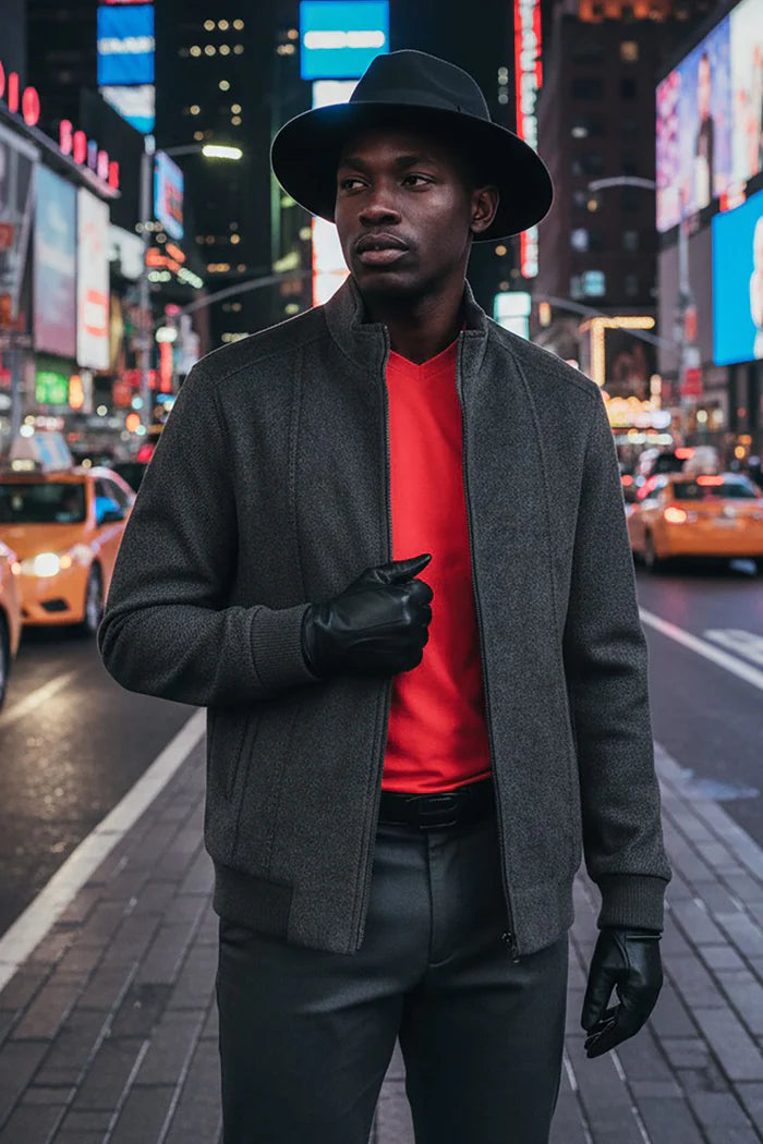 BARABAS | SUEDE BOMBER JACKET | 3BH84