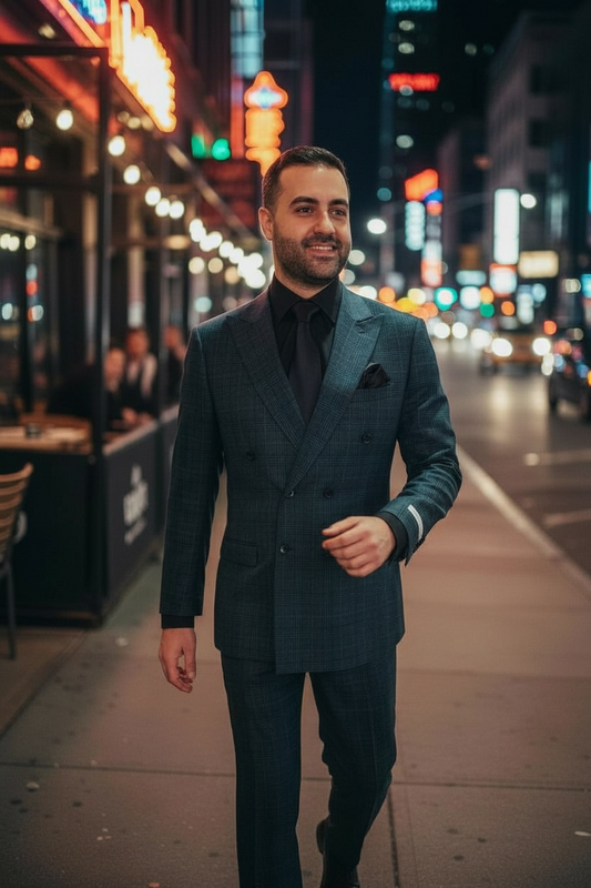 NEEDLE & STITCH | DBS-102 | 6B DOUBLE BREASTED SUIT | SLIM FIT