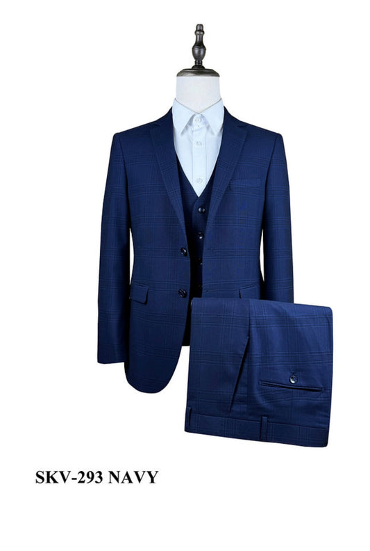 NEEDLE & STITCH | SK-293 | 2PC PLAID SUIT