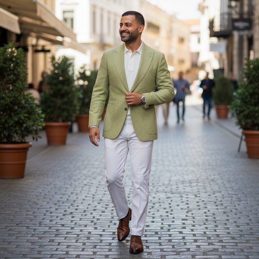 CIGAR SIGNATURE BRAND | J-7003 | 1B HERRINGBONE SPORT JACKET