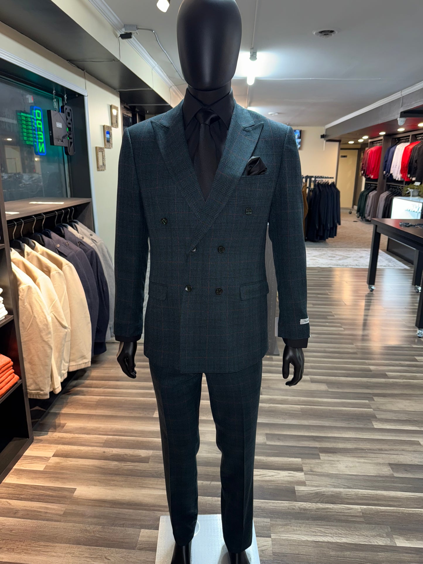 NEEDLE & STITCH | DBS-102 | 6B DOUBLE BREASTED SUIT | SLIM FIT