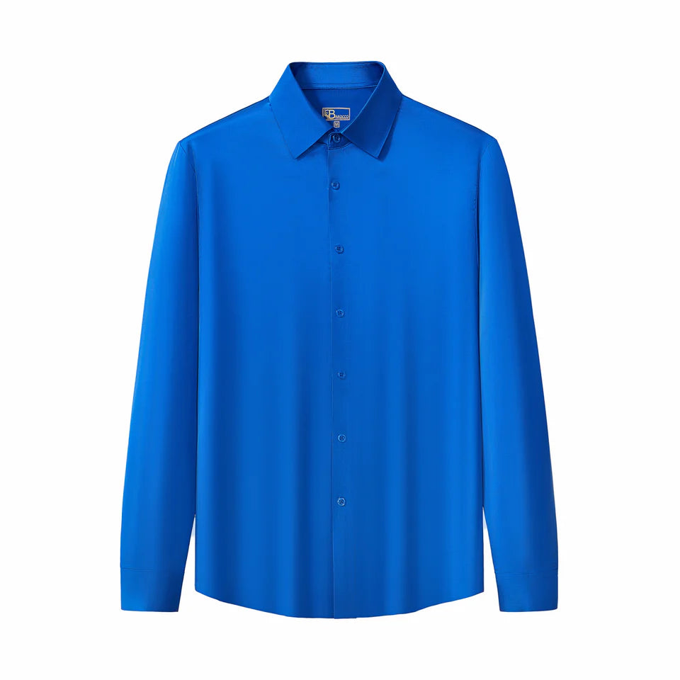 BAROCCO ~ B400 ~ SATIN SIGNITURE STITCHLESS STRETCH SHIRT