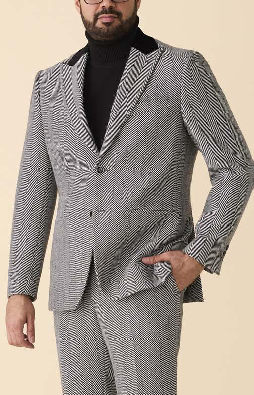 INSEARCH | BL273 | HERRINGBONE BLAZER / SPORT JACKET