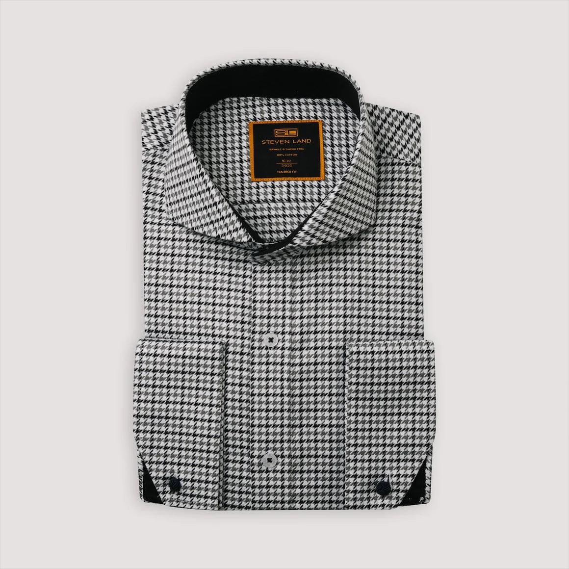 STEVEN LAND | THE ZIO | CUTAWAY COLLAR | MITERED FRENCH CUFF