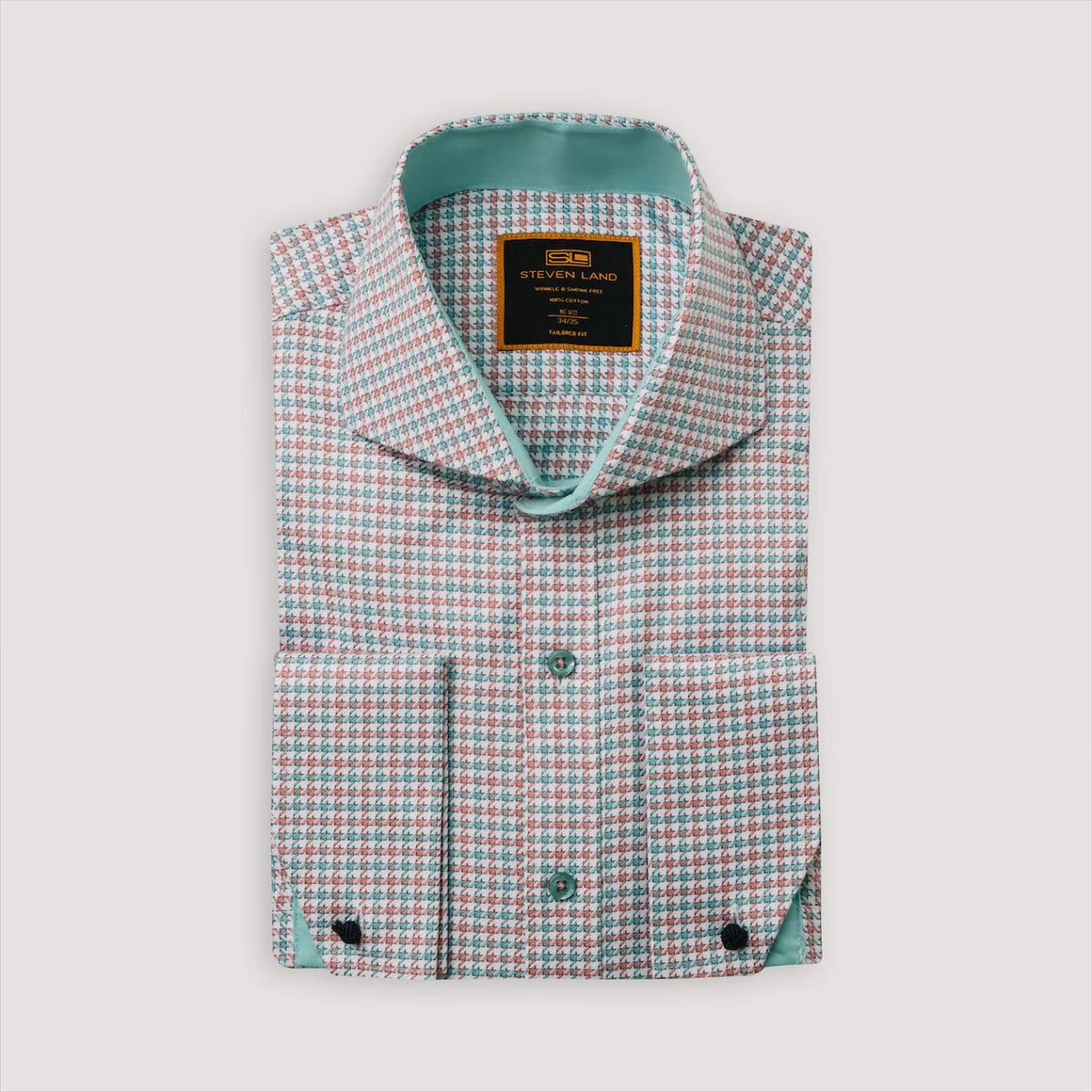 STEVEN LAND | THE ZIO | CUTAWAY COLLAR | MITERED FRENCH CUFF