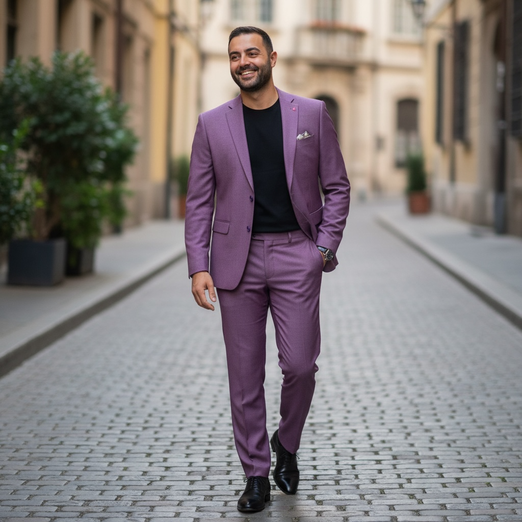 VINCI | S2RK-7 | 2B TEXTURE WEAVED STRETCH SUIT