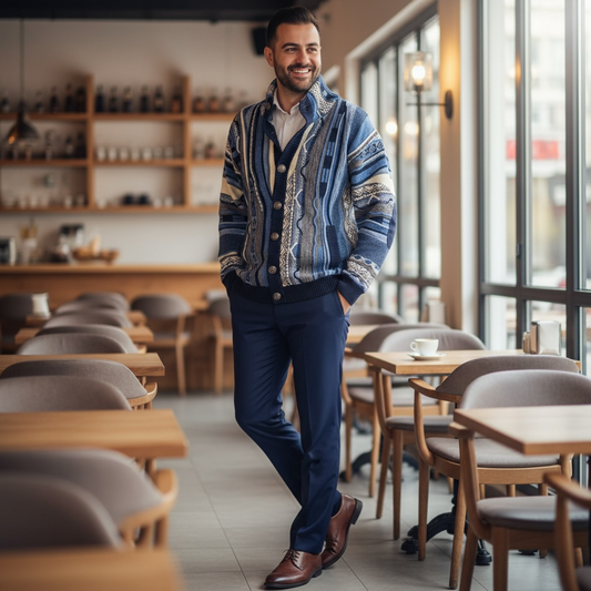 SILVERSILK | BUTTON DOWN SWEATER | 12014