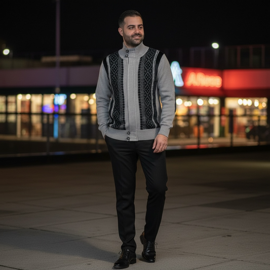 SILVERSILK | ZIP UP SWEATER | 11007