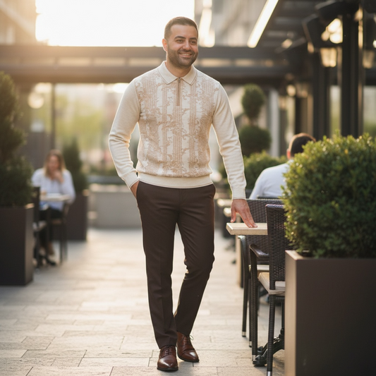 CIGAR SIGNATURE BRAND | P-515 | ZIP UP SWEATER