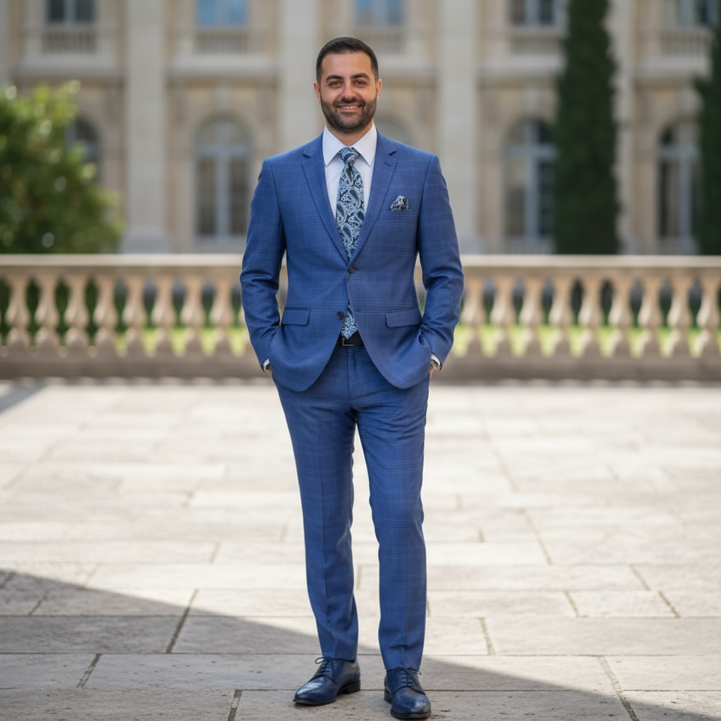 NEEDLE & STITCH | SKV-293 | 2PC PLAID SUIT