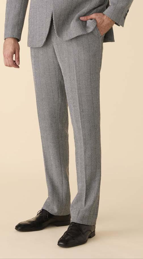 INSEARCH | BL273 | HERRINGBONE SLACKS