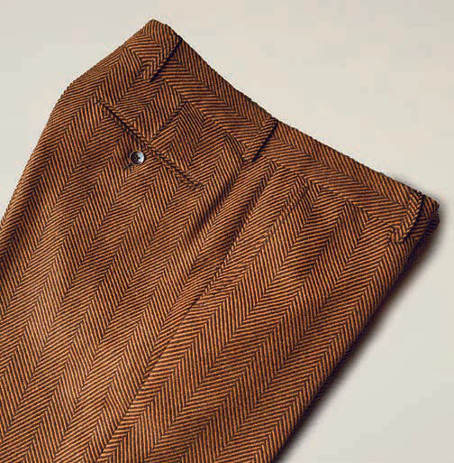 INSEARCH | BL273 | HERRINGBONE SLACKS