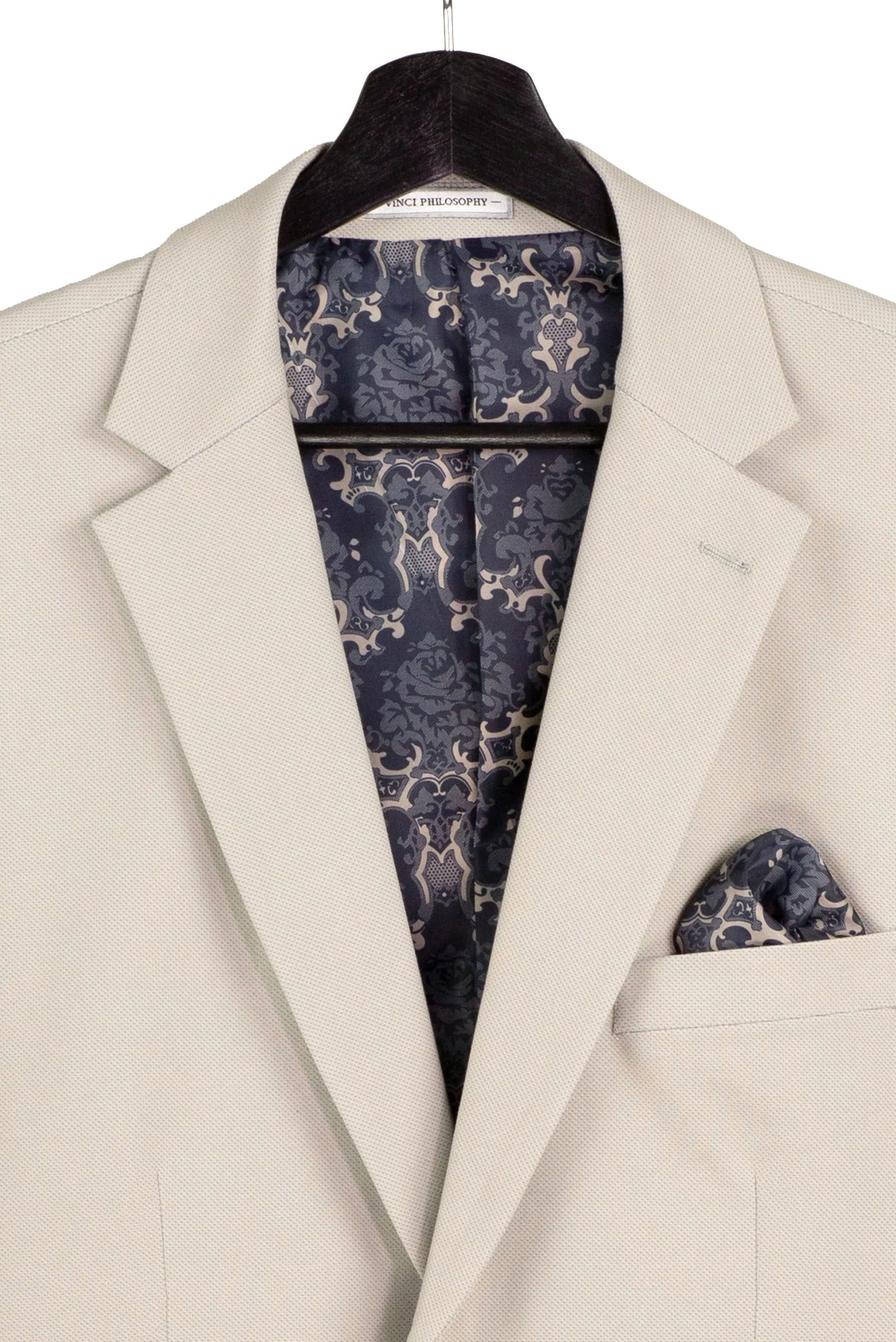 Vinci | MV2K-3 | 3PC PEAK LAPEL MODERN FIT VESTED SUIT