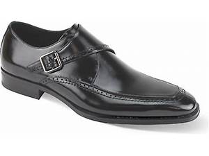 GIOVANNI | AMATO | MOC TOE MONK STRAP LEATHER SHOE