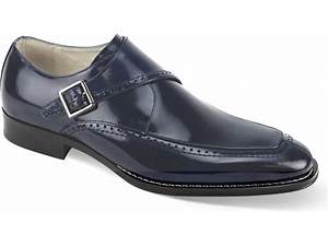 GIOVANNI | AMATO | MOC TOE MONK STRAP LEATHER SHOE