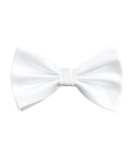 BQ | BT100 | SOLID SATIN BOW TIES & HANKIE PRE-TIED